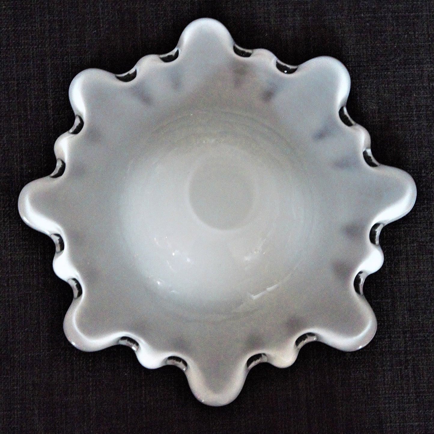 Aventurine Glass Bowl, Cased Glass Bowl, Aventurine and Red Bowl , One of a kind Aventurine Bowl, Rare Cased Glass, Italian Aventurine Glass