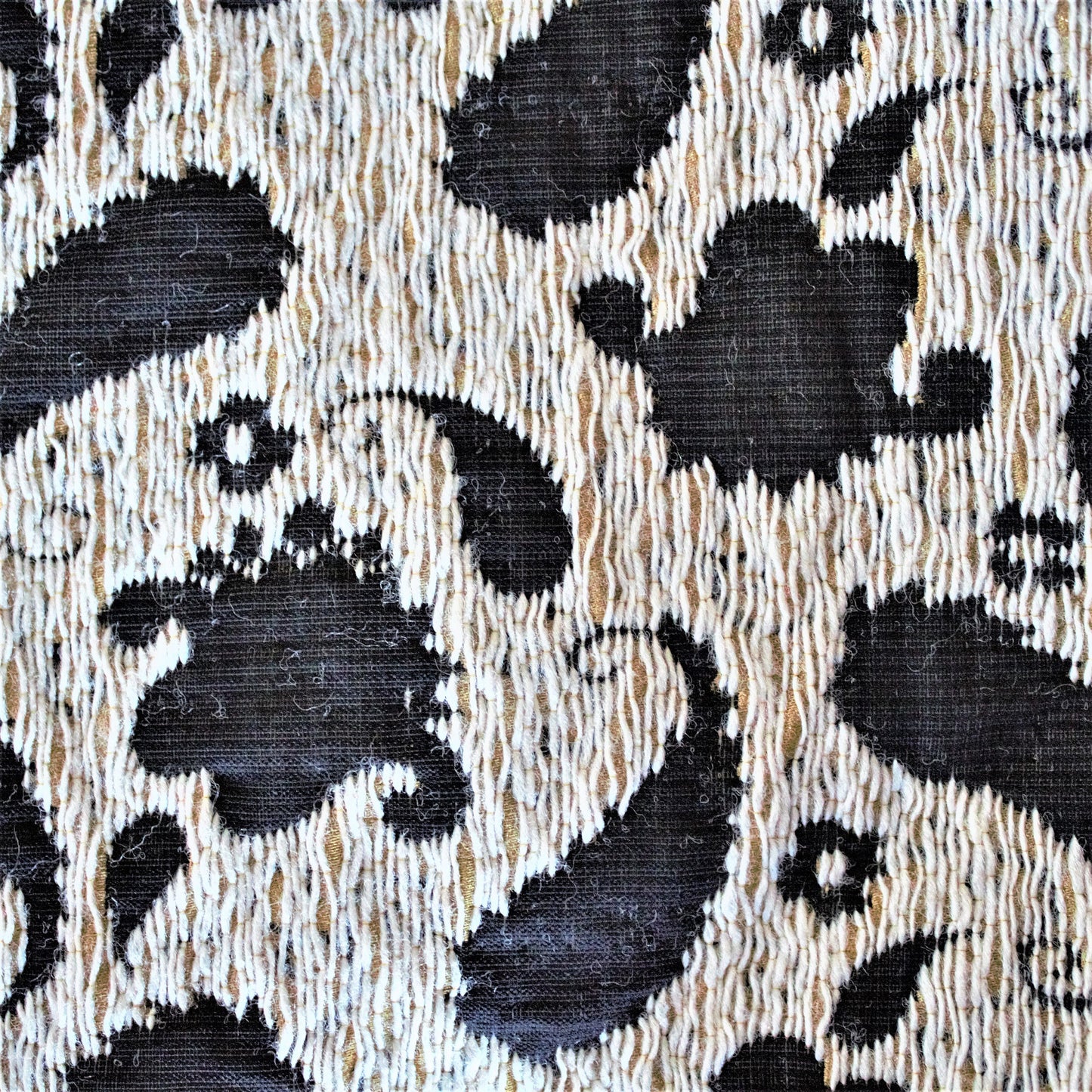 Vintage Metallic Gold Paisley Brocade Fabric: Colorful Upholstery Material