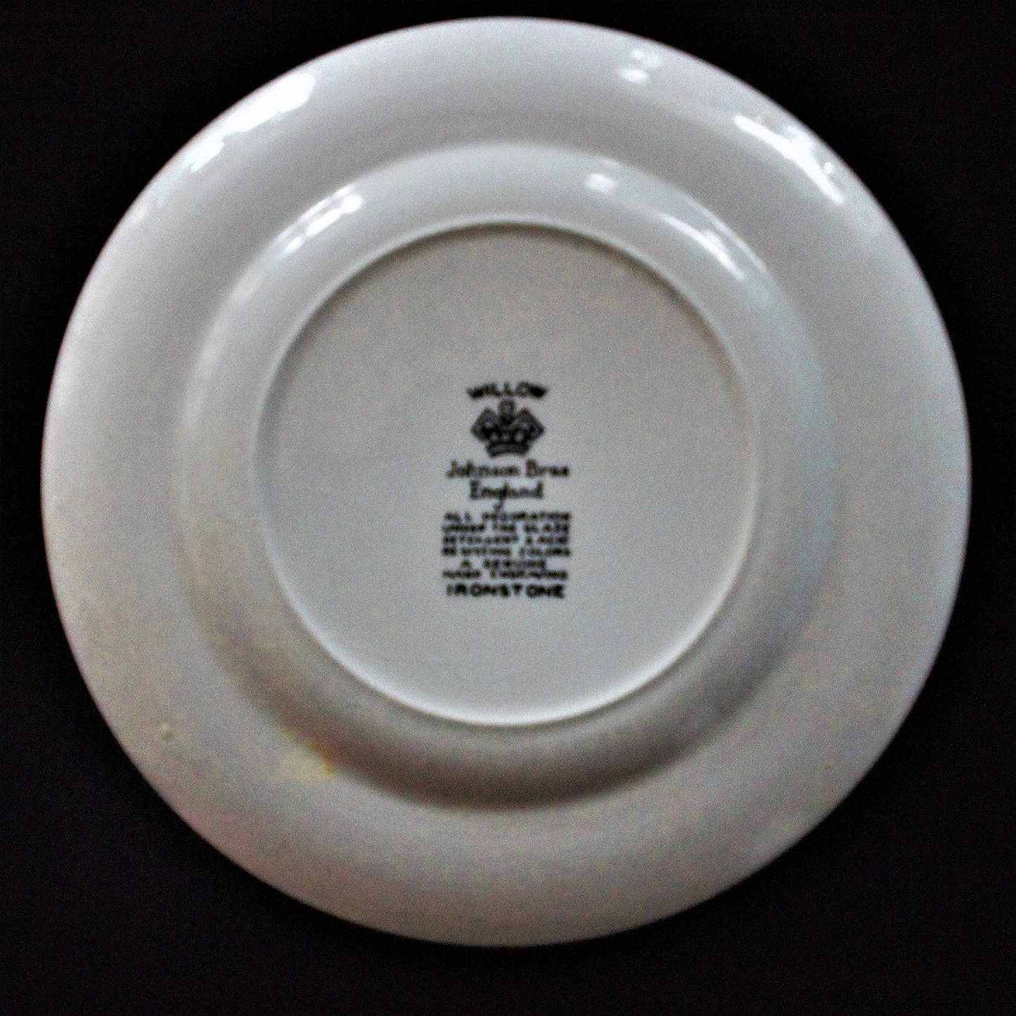 Vintage Blue Willow Plates - Johnson Brothers Ironstone Set