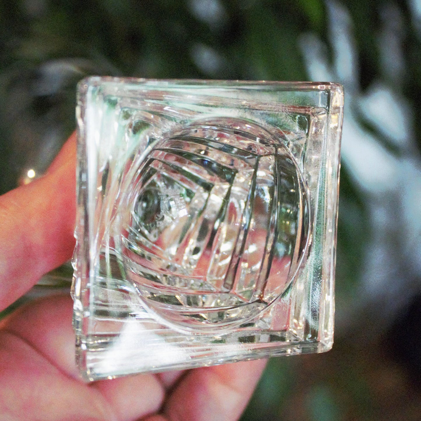 JG Durand Crystal Cocktail Glasses: Stacked Stem Tumblers, Set of 4