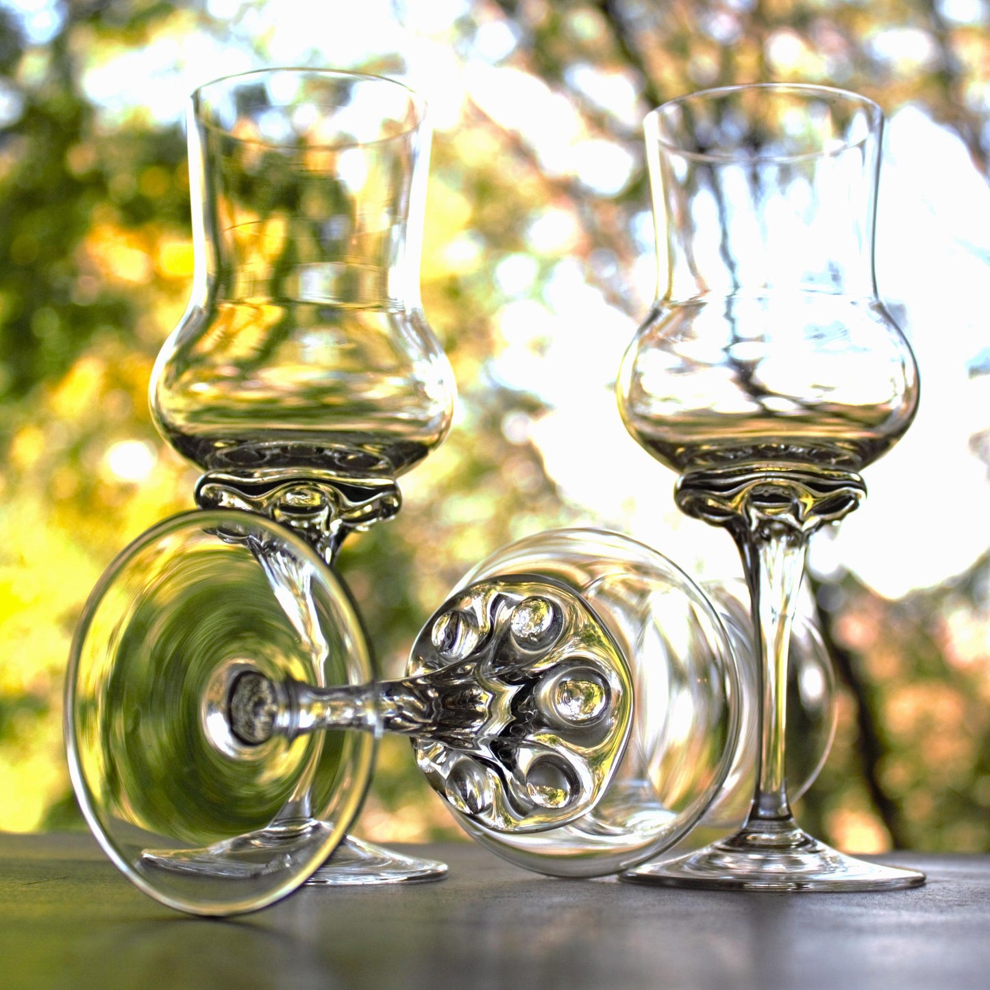 Elegant Grappa Glasses Set of 2: Refined Tasting Glassware