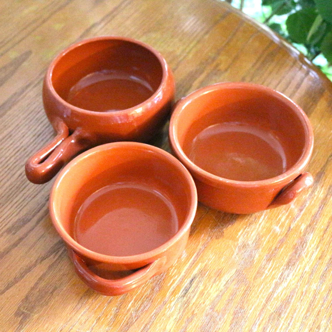 Vintage De Silva Casserole Bowls: Italian Ceramic Bakeware Set of 3, Brown Oven-Proof Dishes