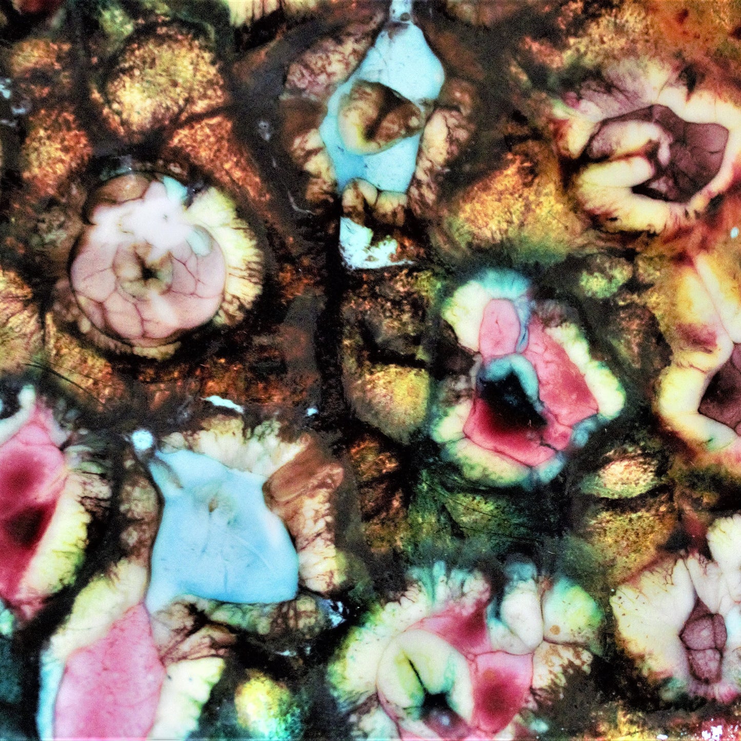 Esmaltes Garcia Trinket Dish: Mid-Century Modern Spanish Enamel on Copper