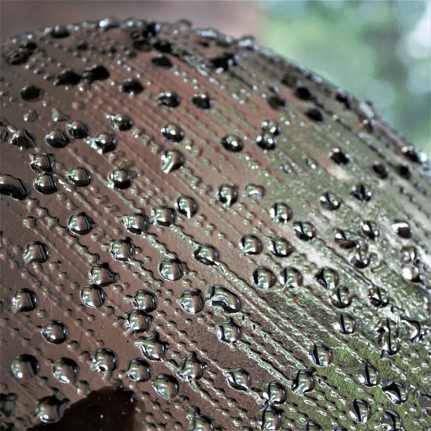 Iridescent Raindrop Glass Salad Plates - Set of 4