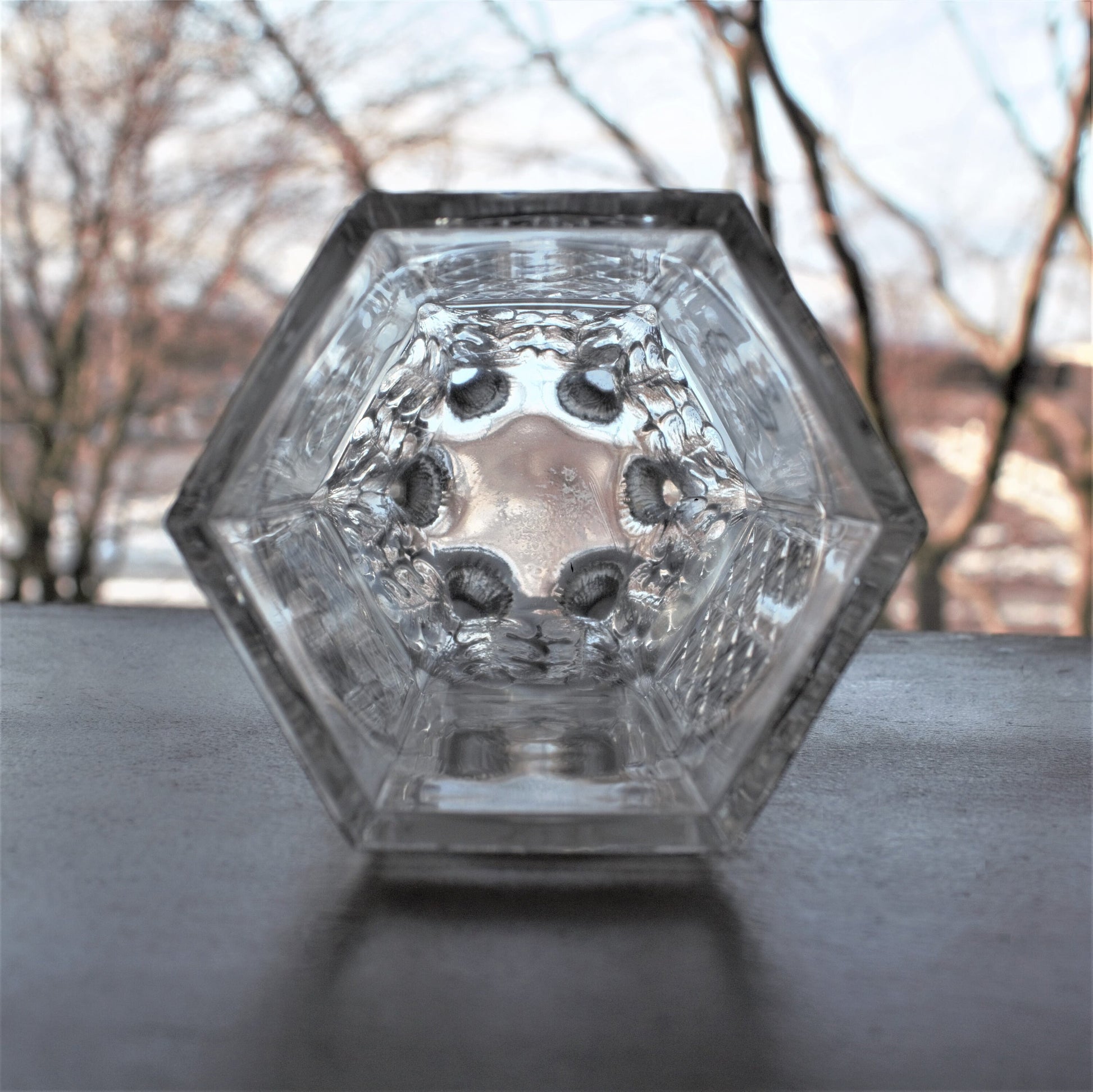 Antique EAPG Sugar Bowl: Gillinder & Sons Frosted Mythology Figure