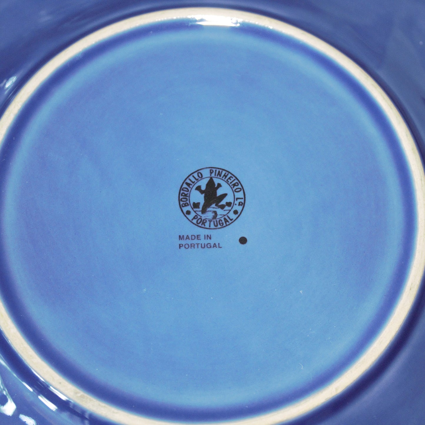 Bordallo Pinheiro Blue Grape Plate: Portuguese Pottery Decor