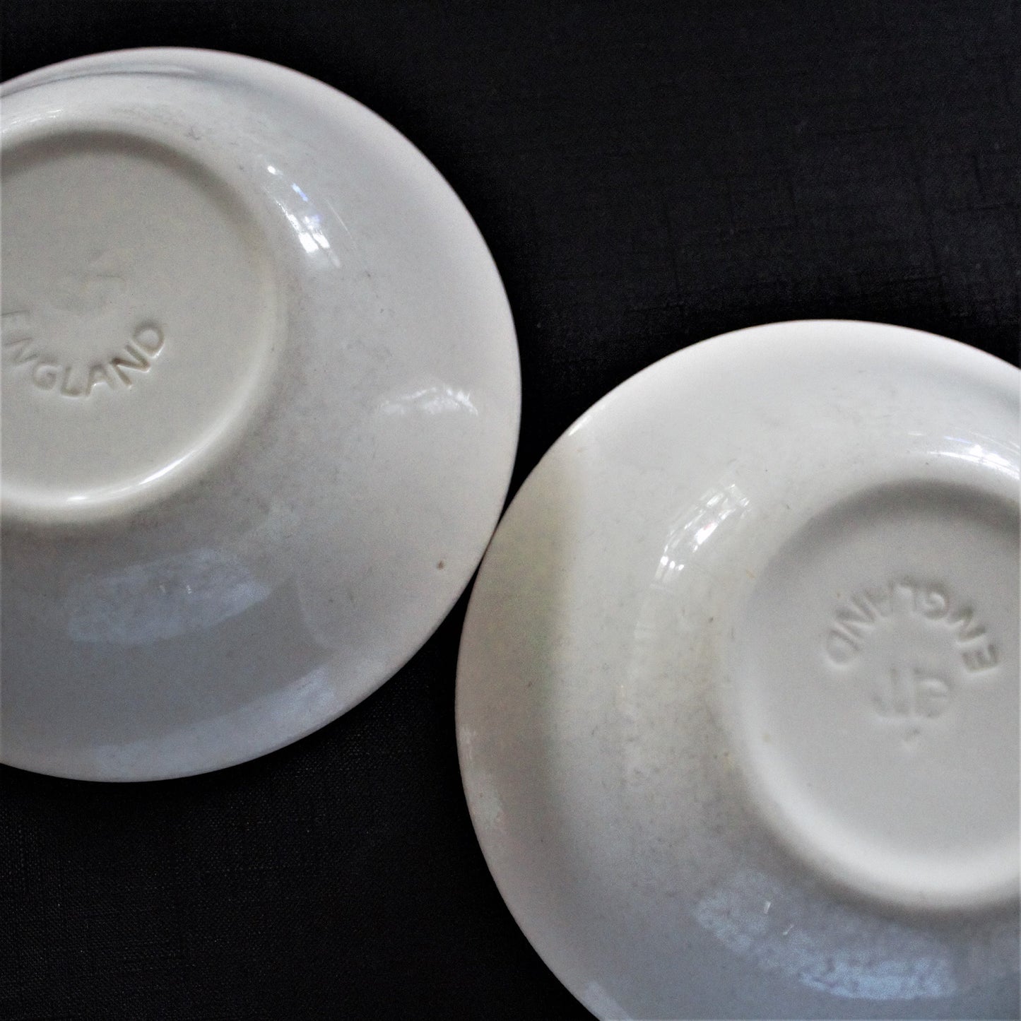 Vintage Blue Willow Soup Bowls - Pair of English Transferware Bowls