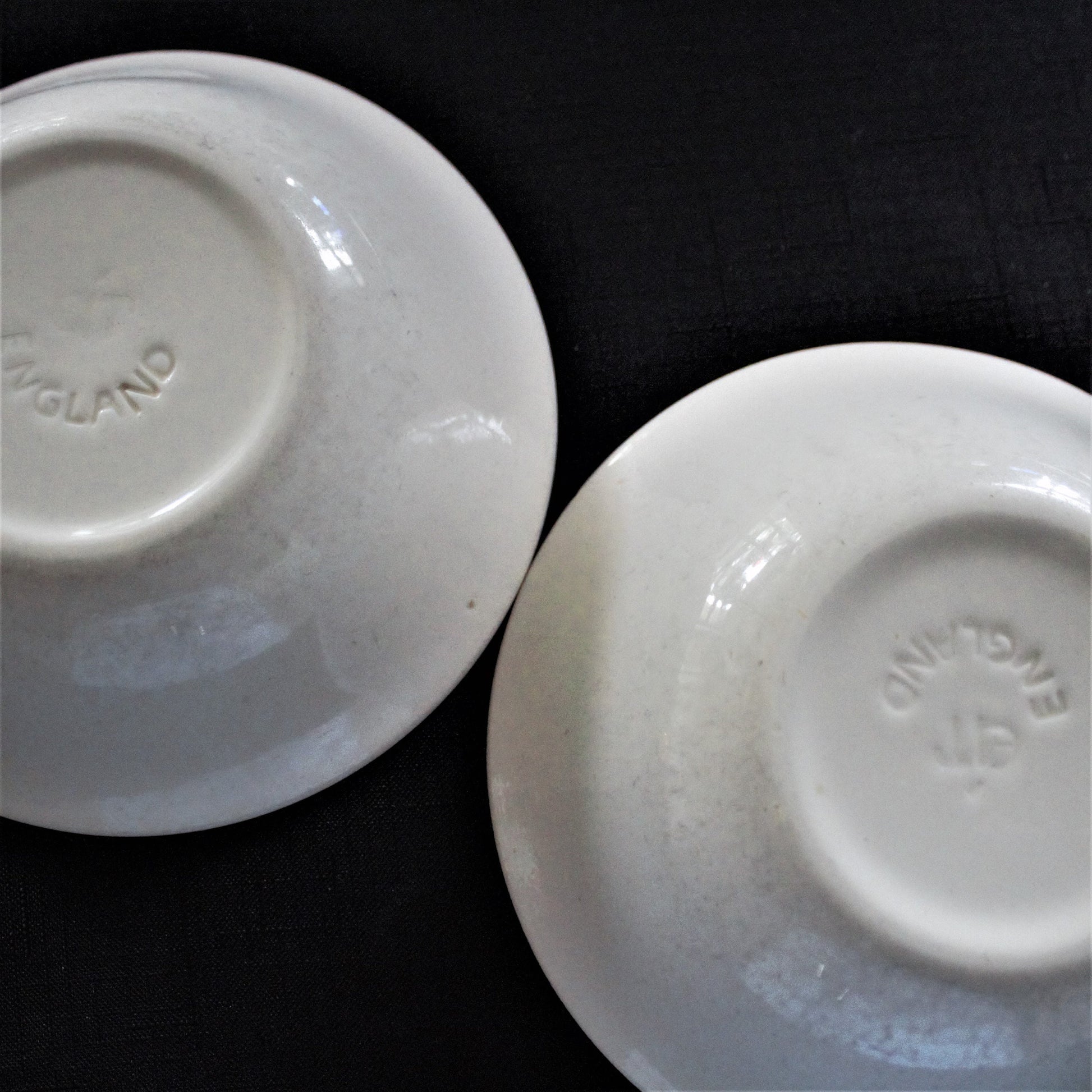 Vintage Blue Willow Soup Bowls - Pair of English Transferware Bowls