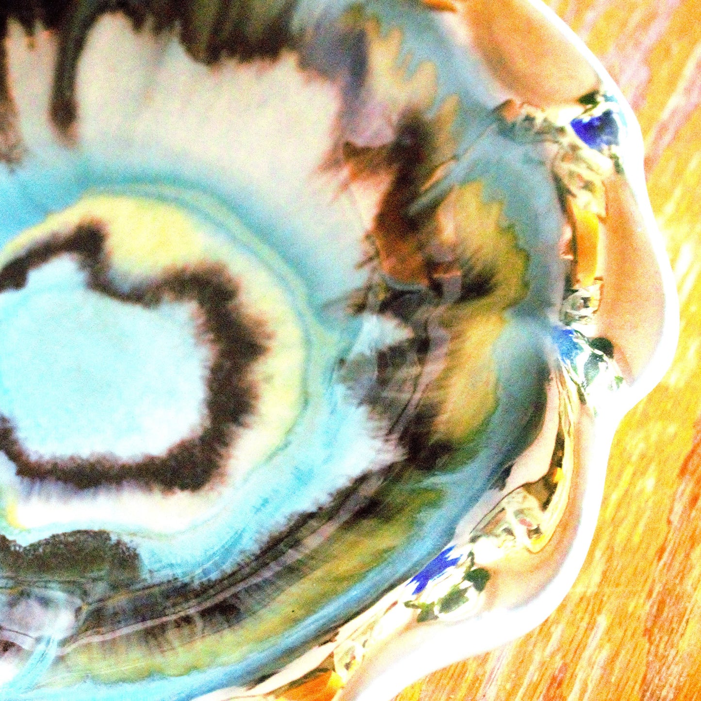 Vintage West Germany Lava Bowl 429: Decorative German Pottery