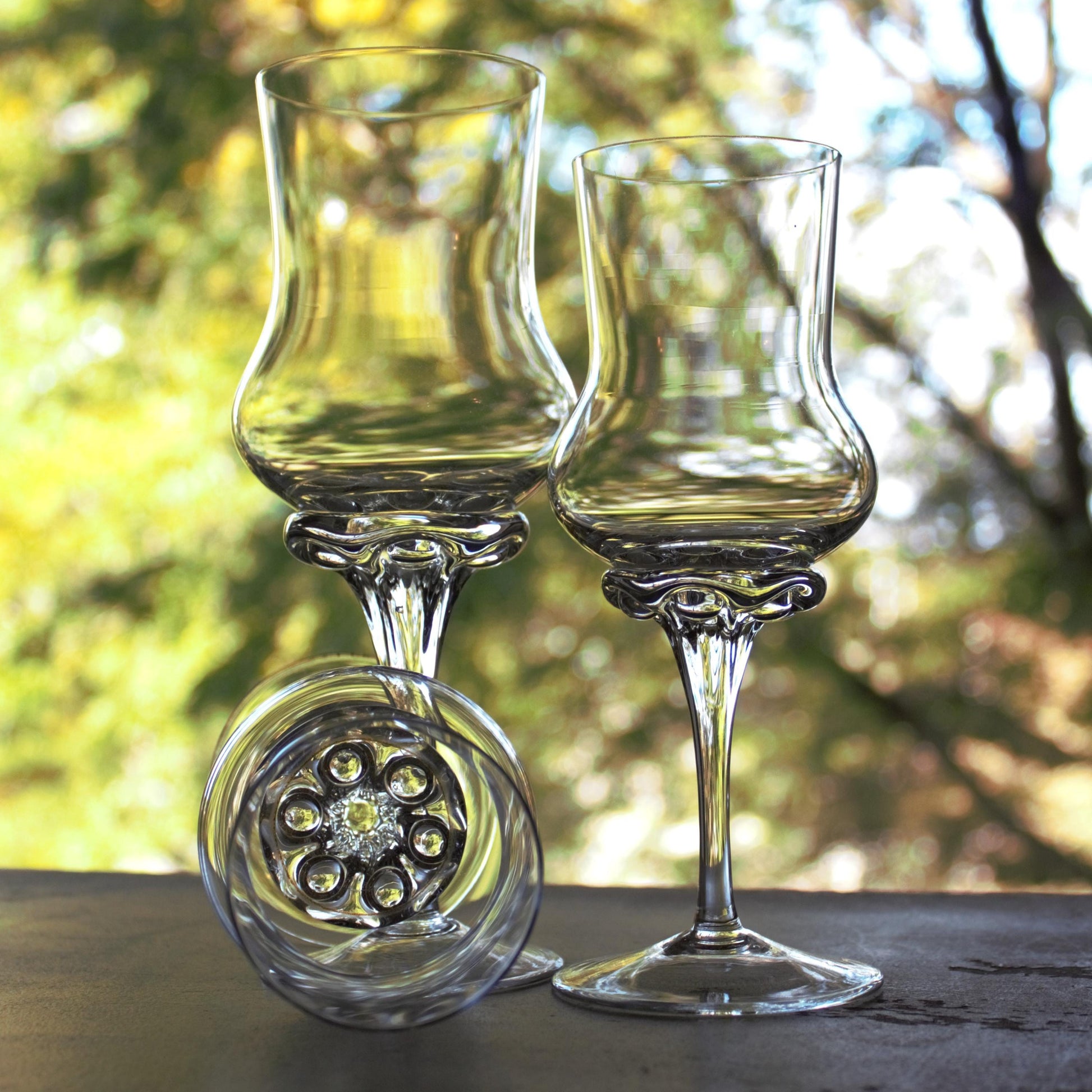 Elegant Grappa Glasses Set of 2: Refined Tasting Glassware
