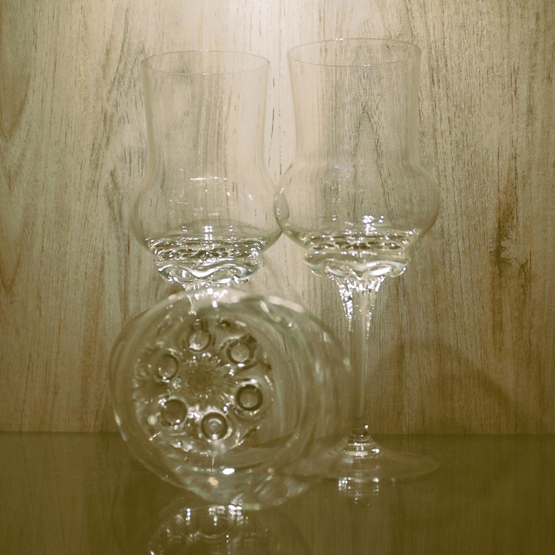 Elegant Grappa Glasses Set of 2: Refined Tasting Glassware
