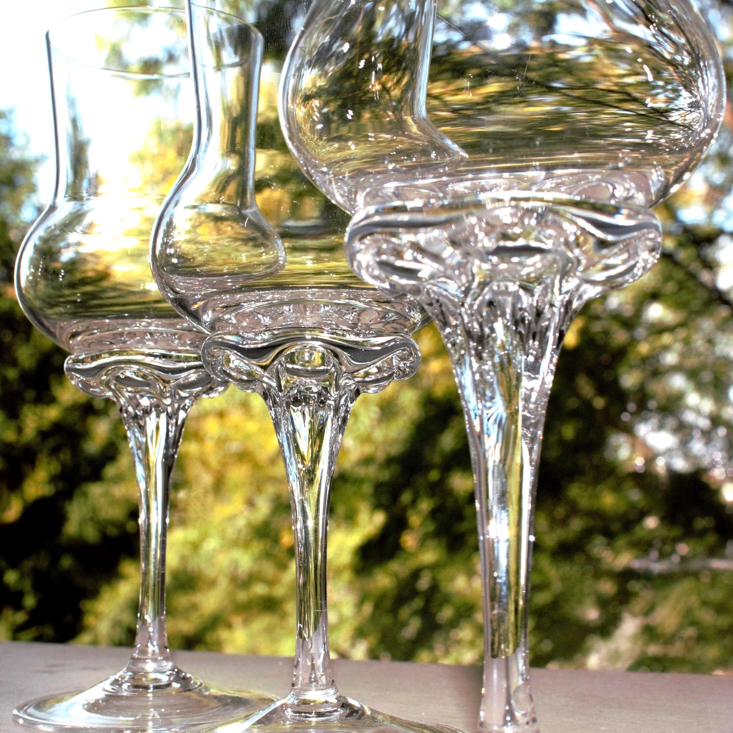 Elegant Grappa Glasses Set of 2: Refined Tasting Glassware