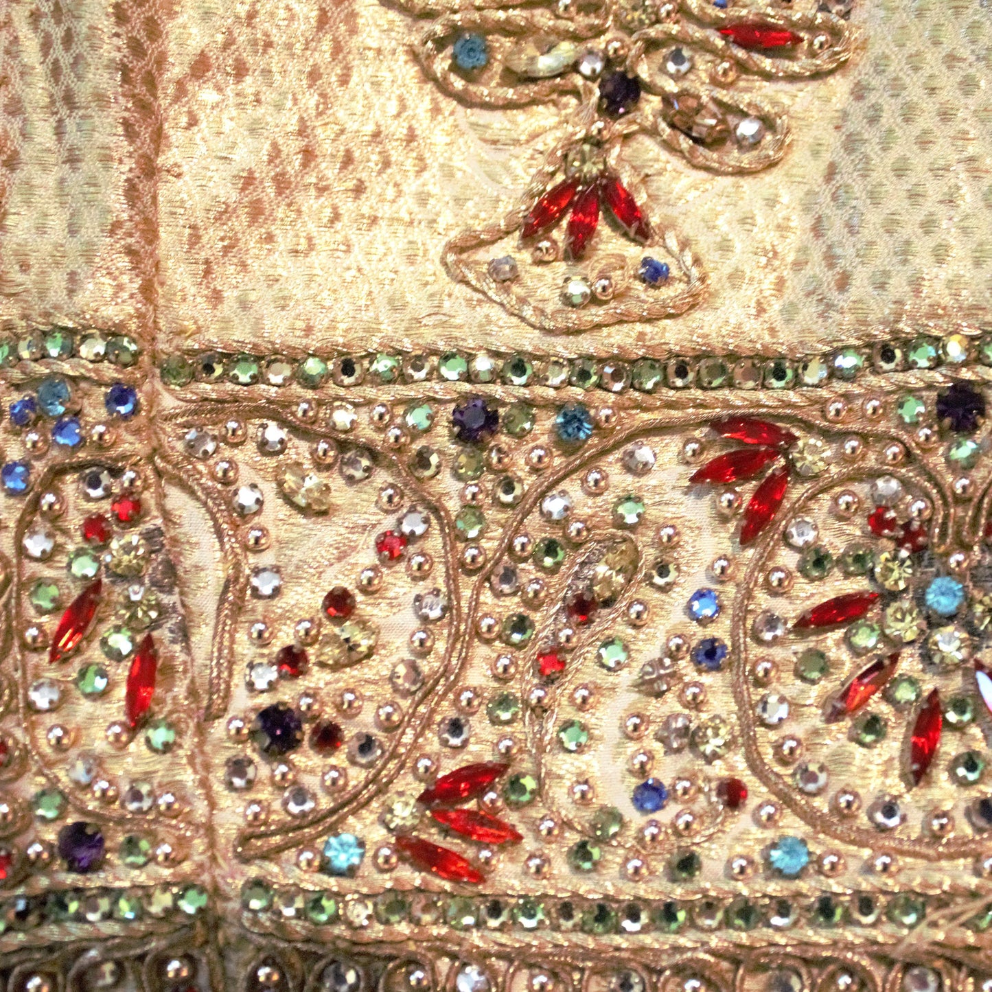 Rare Vintage Adele Simpson Beaded Couture Vest: 1960s Embellished Fashion