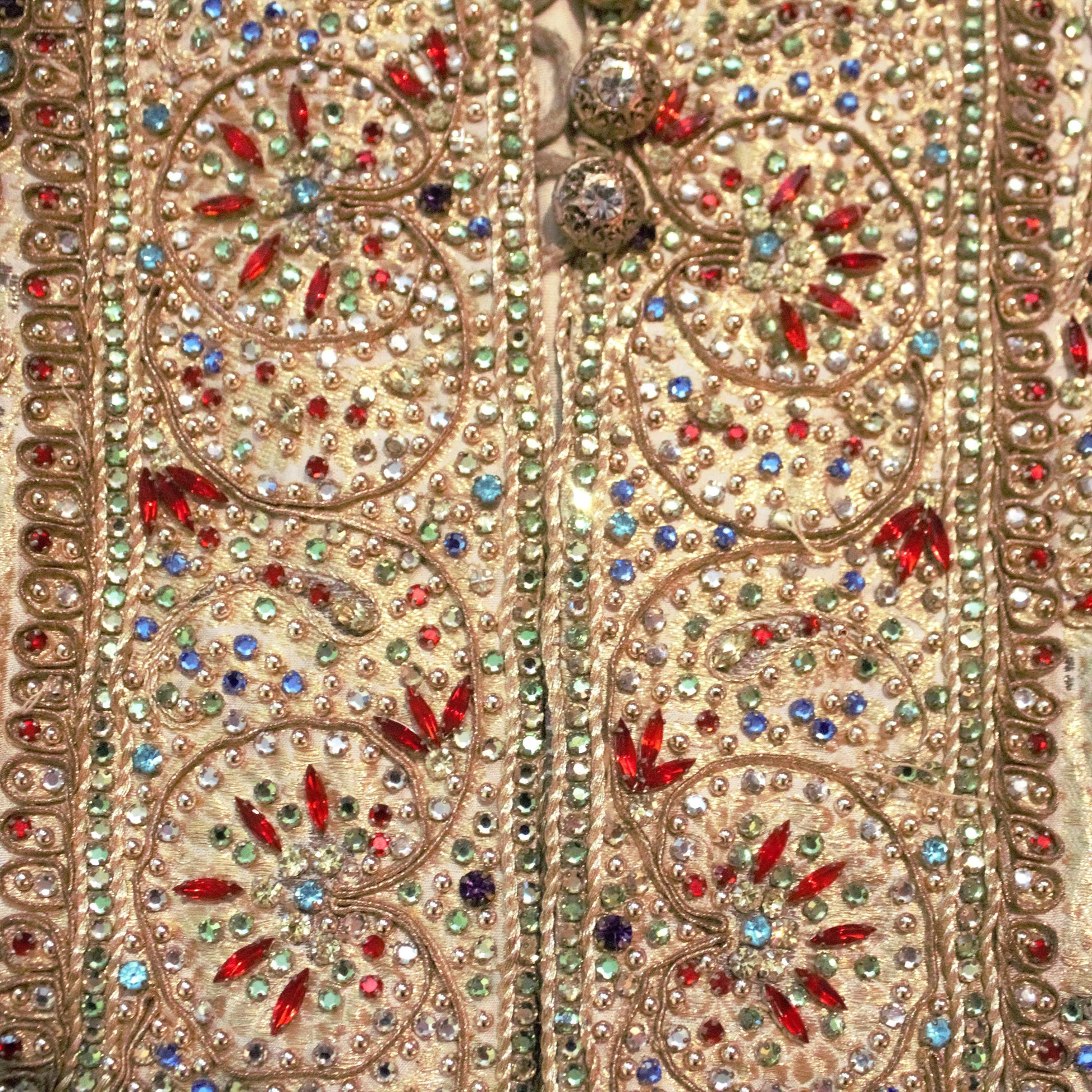 Rare Vintage Adele Simpson Beaded Couture Vest: 1960s Embellished Fashion