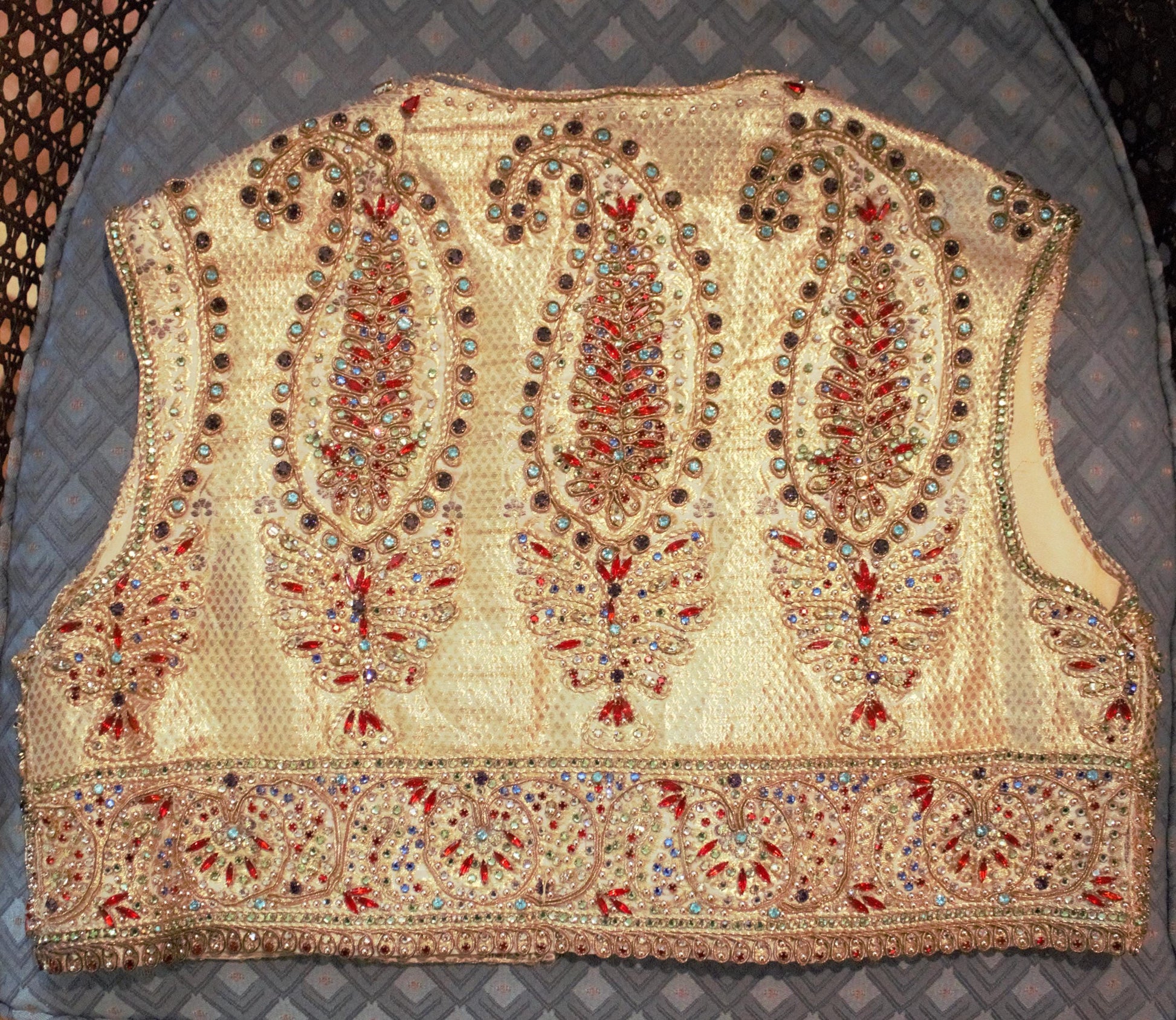 Rare Vintage Adele Simpson Beaded Couture Vest: 1960s Embellished Fashion